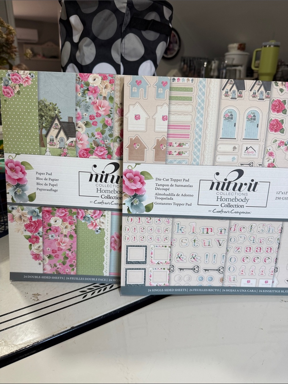 Crafters Companion Nitwit Homebody Collection Paper Pad & Die-cut Topper Pad